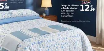 Juego de sábanas o funda nórdica