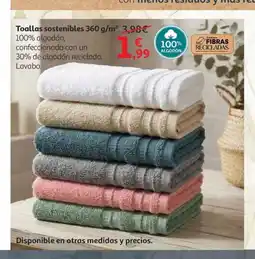 Alcampo Toallas sostenibles oferta