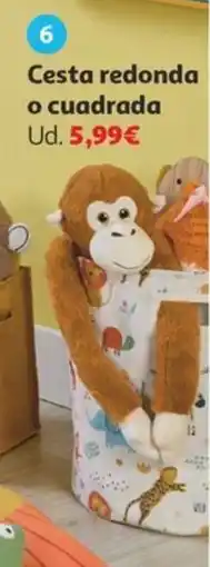 Alcampo Cesta redonda o cuadrada oferta