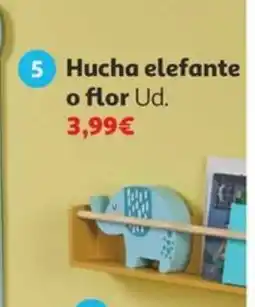 Alcampo Hucha elefante o flor oferta