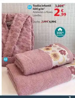Alcampo Toalla infantil oferta