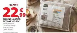Alcampo Relleno nórdico bicolor oferta