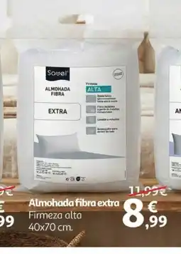 Alcampo Almohada fibra extra oferta