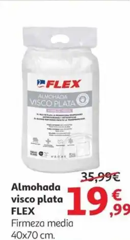Alcampo FLEX Almohada visco plata oferta