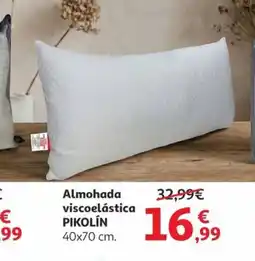 Alcampo PIKOLÍN Almohada viscoelástica oferta