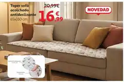 Alcampo Toper sofá acolchado antideslizante oferta