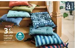 Alcampo Cojín silla capitoné oferta