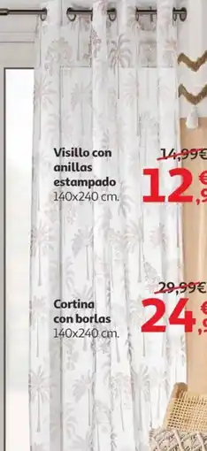 Alcampo Cortina con borlas oferta