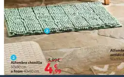 Alcampo Alfombra chenilla oferta