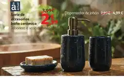 Alcampo Serie de accesorios baño cerámica oferta