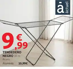Alcampo Tendedero negro oferta