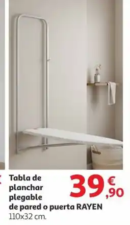 Alcampo RAYEN Tabla de planchar plegable de pared o puerta oferta