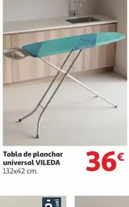 Alcampo VILEDA Tabla de planchar universal oferta