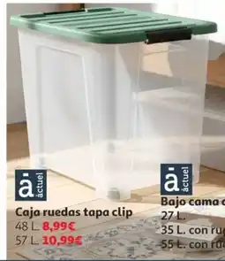 Alcampo Caja ruedas tapa clip oferta