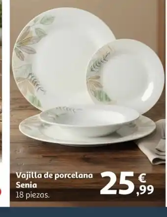 Vajilla de porcelana Senia