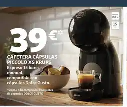 Alcampo KRUPS Cafetera cápsulas piccolo xs oferta