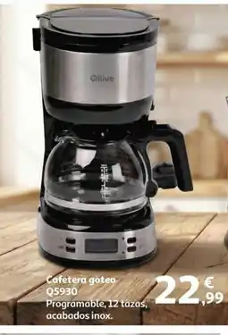 Alcampo QILIVE Cafetera goteo Q5930 oferta
