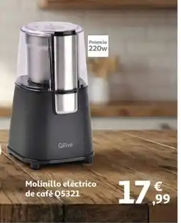 Alcampo QILIVE Molinillo eléctrico de café Q5321 oferta