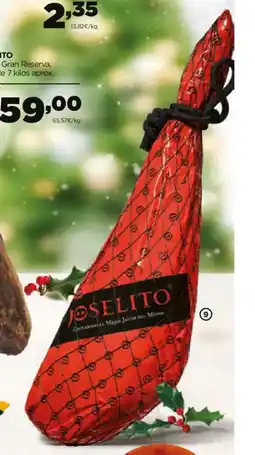 Alimerka JOSELITO Jamón Gran Reserva oferta