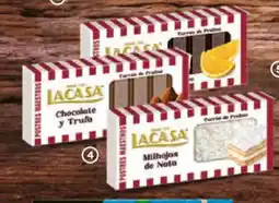 Alimerka LA CASA Turrón milhojas de nata, praliné de café, trufa, arroz con leche, crema catalana o naranja oferta