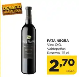 Alimerka PATA NEGRA Vino D.O. Valdepeñas Reserva oferta