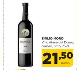 Alimerka EMILIO MORO Vino ribera del Duero, crianza tinto oferta