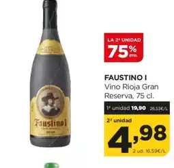 Alimerka FAUSTINO I Vino Rioja Gran Reserva, oferta