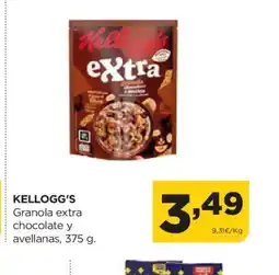 Alimerka KELLOGG'S Granola extra chocolate y avellanas oferta