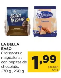 Alimerka LA BELLA EASO Croissants o magdalenas con pepitas de chocolate oferta