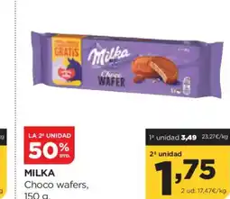 Alimerka MILKA Choco wafers oferta