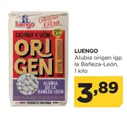 Alimerka LUENGO Alubia origen igp la Bañeza-León oferta