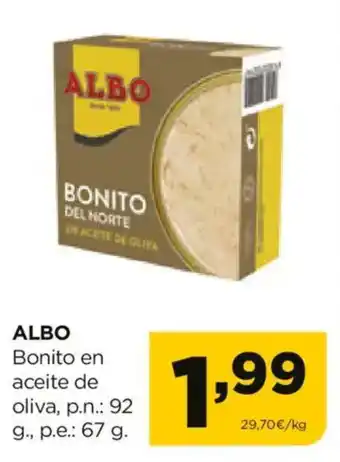 Alimerka ALBO Bonito en aceite de oliva oferta