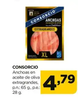 Alimerka CONSORCIO Anchoas en aceite de oliva extragrandes oferta
