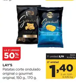 Alimerka LAY'S Patatas corte ondulado original o gourmet original oferta