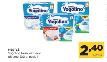 Alimerka NESTLÉ Yogolino fresa, natural o plátano oferta