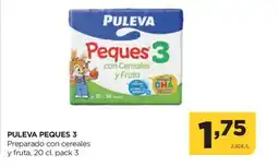 Alimerka PULEVA PEQUES 3 Preparado con cereales y fruta oferta
