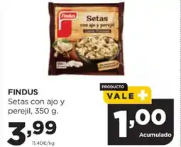 Alimerka FINDUS Setas con ajo y perejil oferta