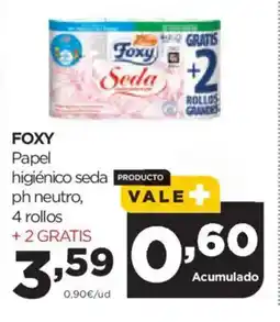 Alimerka FOXY Papel higiénico seda ph neutro oferta