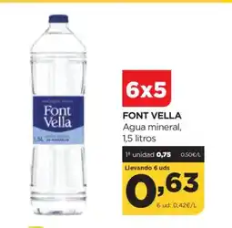Alimerka FONT VELLA Agua mineral oferta