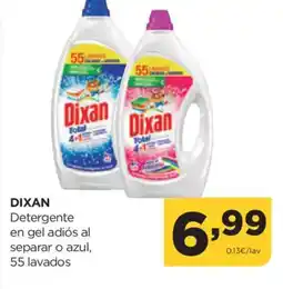 Alimerka DIXAN Detergente en gel adiós al separar o azul, 55 lavados oferta