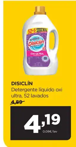 Alimerka DISICLÍN Detergente líquido oxi ultra, 52 lavados oferta