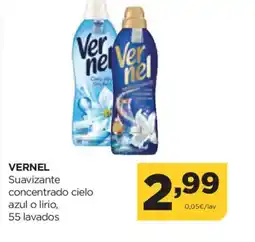 Alimerka VERNEL Suavizante concentrado cielo azul o lirio 55 lavados oferta