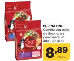 Alimerka PURINA ONE Comida con pollo o salmón para perro medium adult oferta