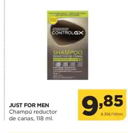Alimerka JUST FOR MEN Champú reductor de canas oferta
