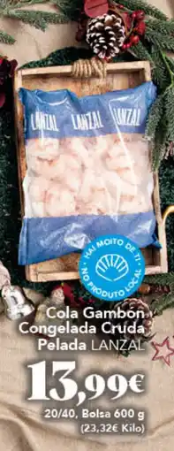 Gadis LANZAL Cola Gambón Congelada Cruda Pelada oferta
