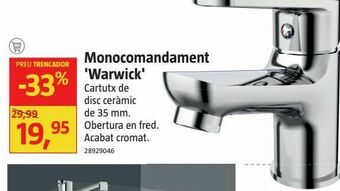 Bauhaus Grifo monomando oferta