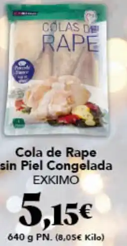 Gadis EXKIMO Cola de Rape sin Piel Congelada oferta