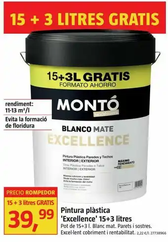 Bauhaus Pintura plástica monto oferta