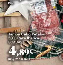 Gadis BOADAS Jamón Cebo Pétalos 50% Raza Ibérica oferta