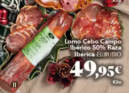 Gadis EL RUBIO Lomo Cebo Campo Ibérico 50% Raza Ibérica oferta